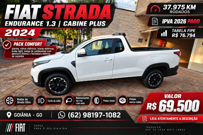 Fiat Strada Endurance 1.4 Flex 8V CS Plus 2024