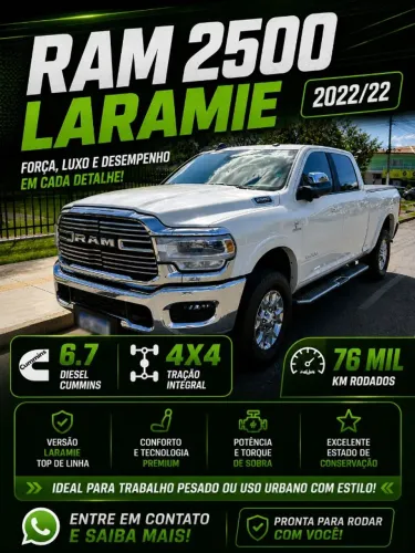 Ram 2500 Laramie 6.7 TDI CD 4X4 Diesel 2022