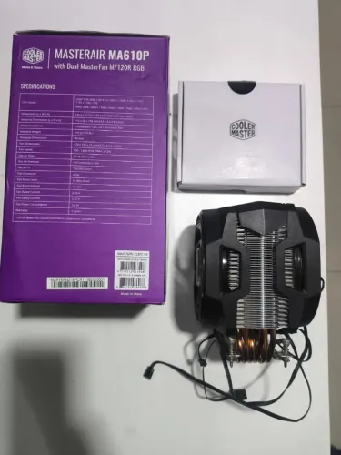 Cooler Master MasterAir MA610P RGB - Completo na Caixa