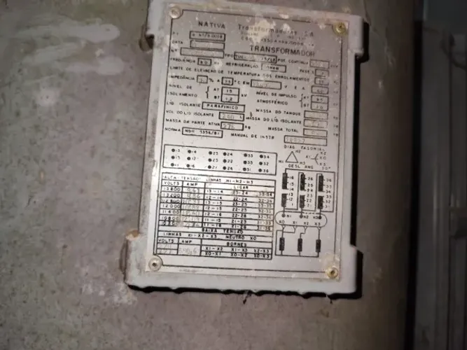 Transformador Trifásico 225 kVA 13,8 kV ? REFORMADO E LAUDADO | SEM USO APÓS REFORMA