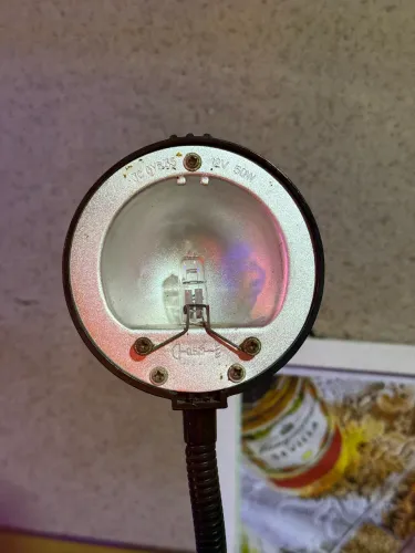 Luminária retrô 50w 12v 