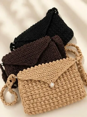 Bolsas de crochê 