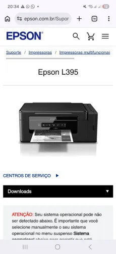 Impressora epson l395