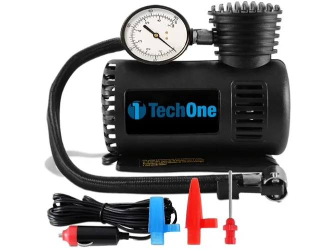 Compressor de Ar Elétrico Portátil Tech One Compressor de Ar Automotivo 12V