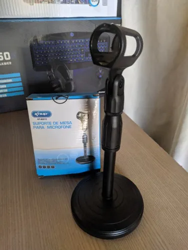 Suporte De Mesa Para Microfone Knup