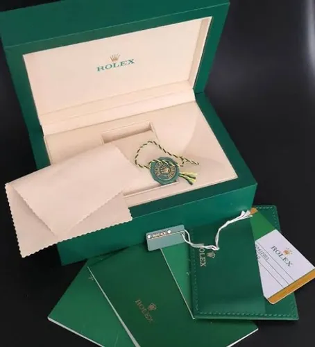 Caixa Relógio Rolex Verde Completa