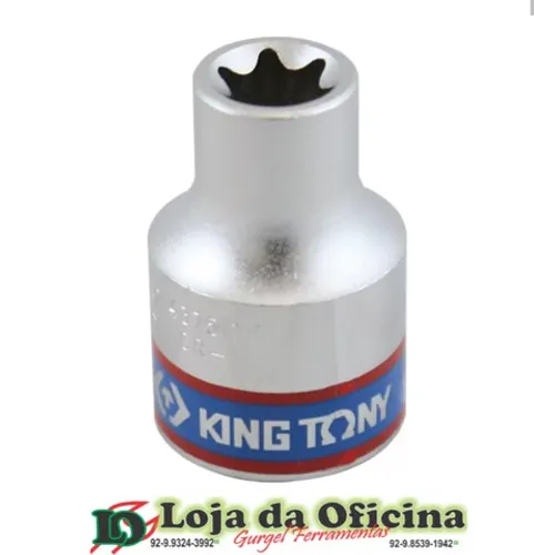 Chave Soquete Torx Fêmea 1/2" x E12 - KING TONY