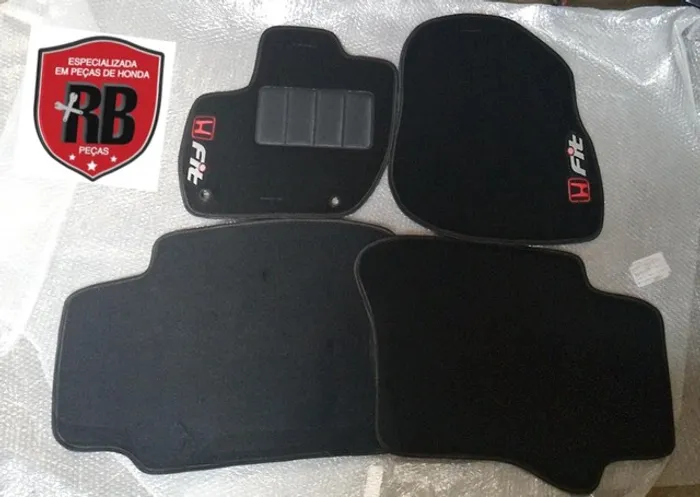 Jogo de tapete Honda new Fit e step rosa pneu Honda Civic e hrv Fit 