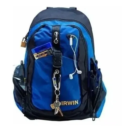 Mochila Para Ferramentas Irwin 14 Bolsas Multiuso 1868158