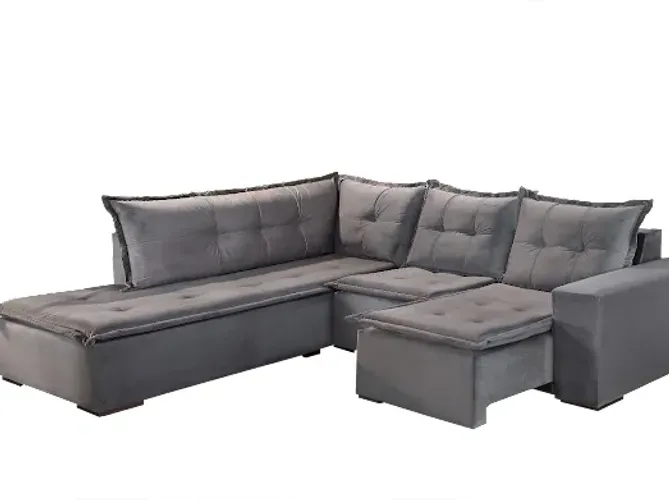 SOFÁ DE CANTO RETRÁTIL SUPER OFERTA ?!!! PR26