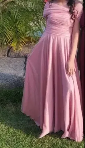 vestido rosê de festa, formatura, madrinha