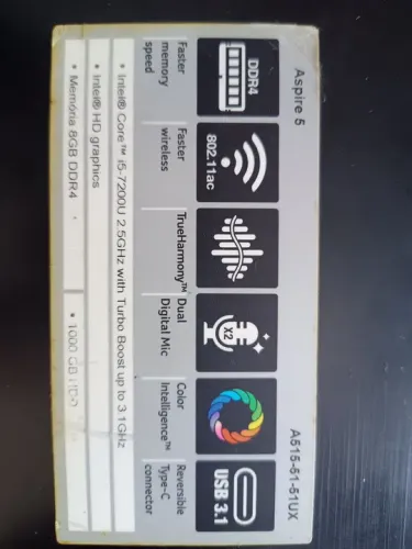 Notebook Acer Aspire 5