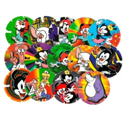 Tazos Animaniacs Elma Chips Original - 5 Unidades