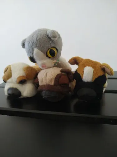Coleção McDonald's cães e gatos pelúcia Lote