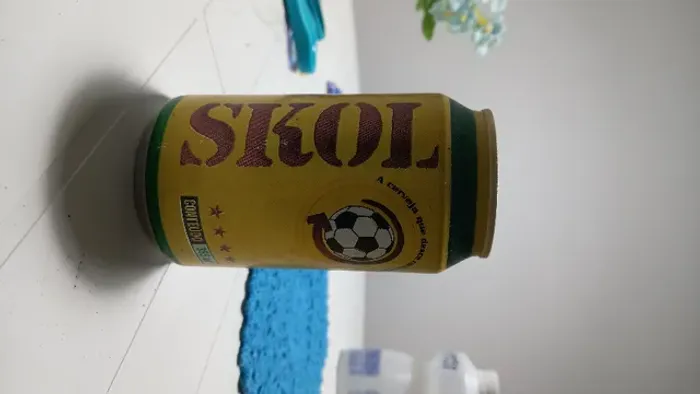 Lata de cerveja skol comemorativa copa de 1998 lacrada, oportunidade