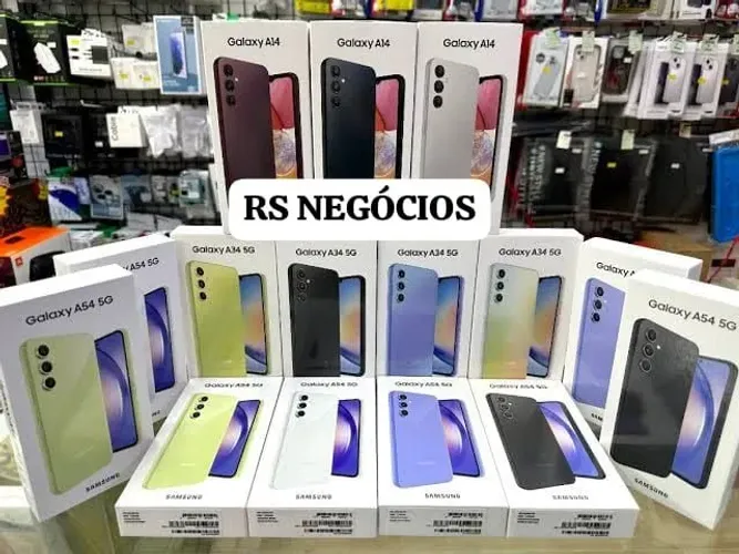 Galaxy A14, S24, A34, A54, lacrado + NF (Até 12x) (A partir de 850)