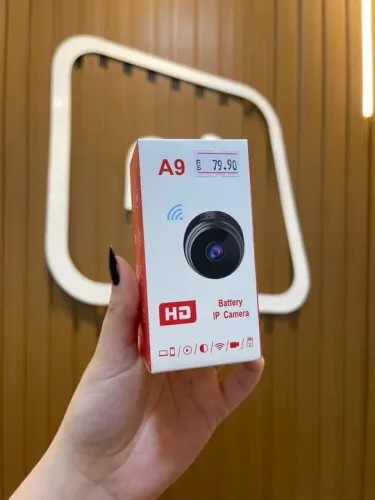 Câmera IP Wireless A9 HD com Bateria - Segurança para sua casa!