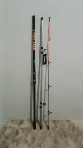 Vara de pesca 3,90m da saint nova 