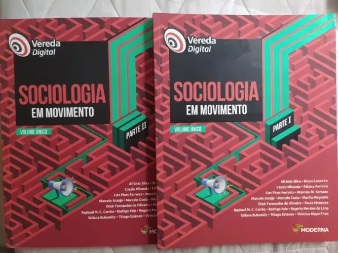 Moderna Livro Sociologia Em Movimento Partes 1 E 2