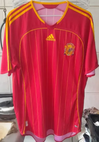 CAMISA SELECAO ESPANHA ADIDAS  COPA 2006 ALEMANHA FRETE GRATIS