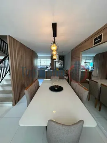 Condomínio casa duplex 192mº 3 quartos 3 suítes 02 vagas de garagem