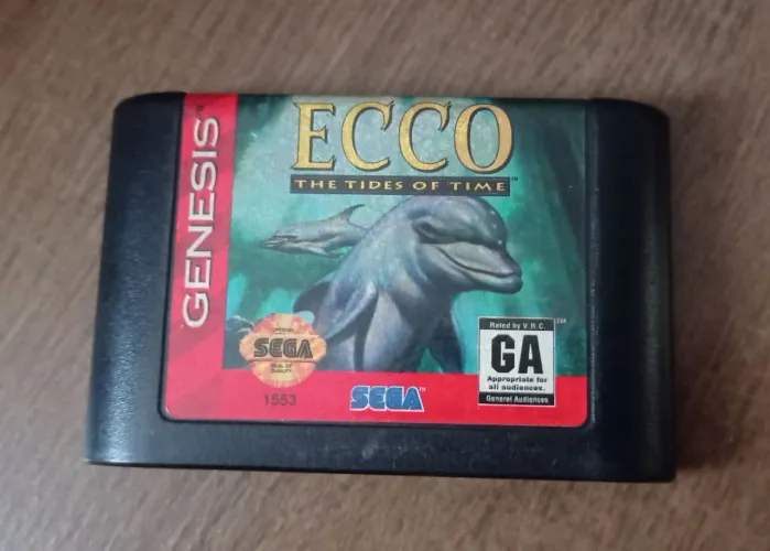 Jogo Sega Genesis Ecco The Tides Of Time Original em ótimo estado