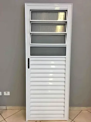 PORTA COZINHA EM ALUMINIO BRANCO