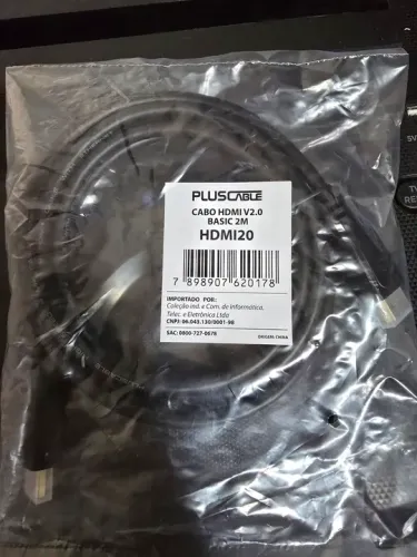 Cabo HDMI 2 metros Novo!!