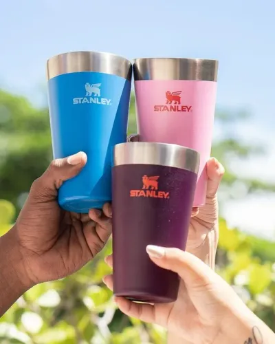 Copo Stanley Sem Tampa 473ml - Azure, Cotton Candy Ou Plum - 100% Original - Lançamento