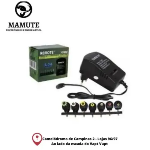 Fonte Universal Regulada 3.0 A 3.4,5.6.7,5 9.12v 6 Plugues