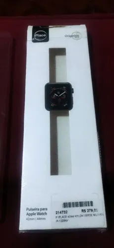 Pulseira para Apple Watch 42mm/44mm Verde Militar - Nova