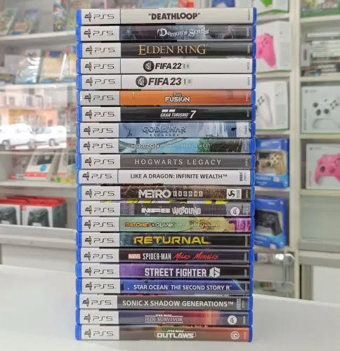 Jogos PS5 semi novos disponíveis 