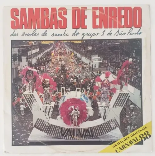 Lp Escolas de samba de São Paulo - 1988