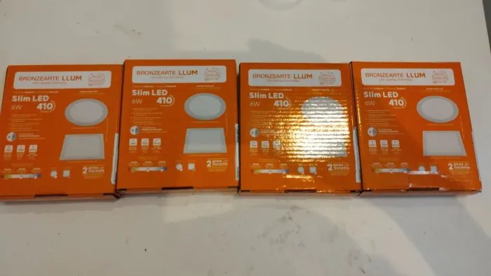 Lâmpadas LED Slim 410 - 6W - 4 Unidades