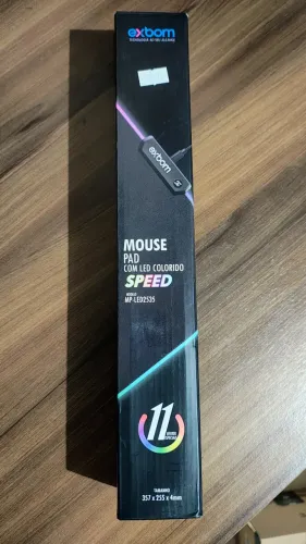 Mouse Pad RGB Exbom - Estilo no seu setup