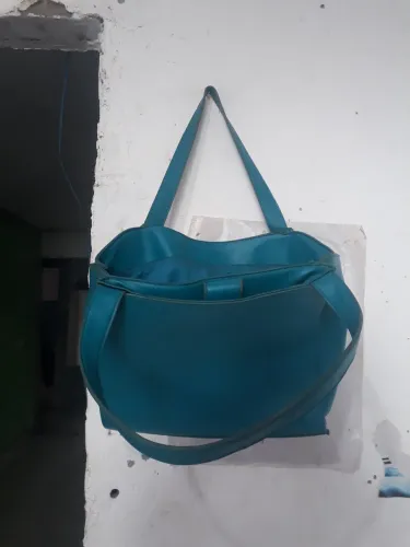 Bolsa grande azul claro