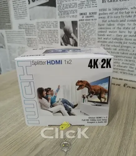 Video Splitter 2 Portas HDMI 4K HD - Compre com segurança