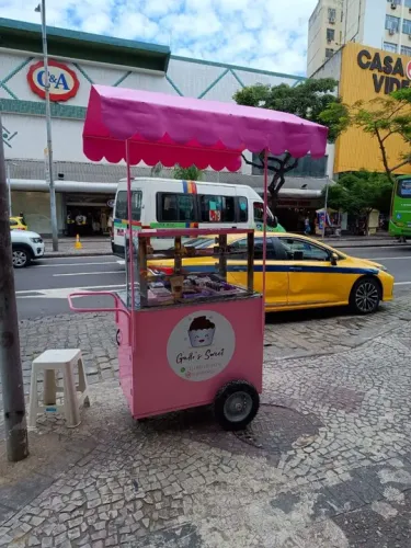 Carrinho para doces, bolos, salgados 