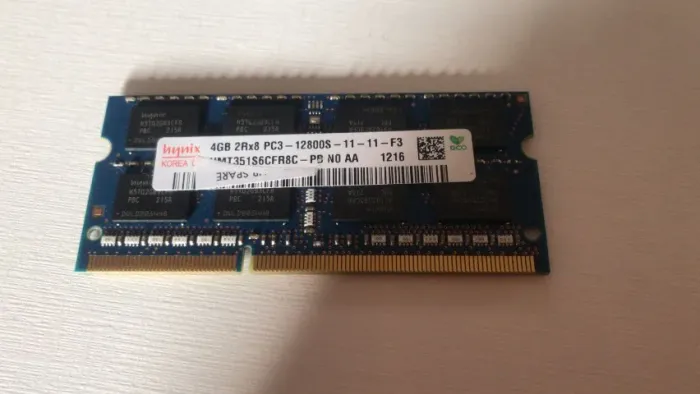 Memória Ram 4GB 2RX8 PC3 12800s