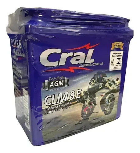 Bateria cral moto Suzuki 125 8e