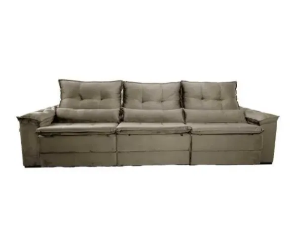 Sofá Versato 3,05m Retrátil Reclinável C/ Pillow - NOVO, DE FÁBRICA!