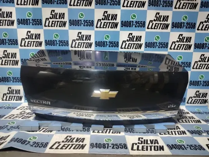 tampa traseira vectra sedan 2006 2007 2008 2009 2010 2011 preta original completa cod 258