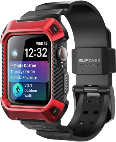 SUPCASE Capa para Apple Watch 9/8/7/6/SE/5/4 45 44mm com pulseira