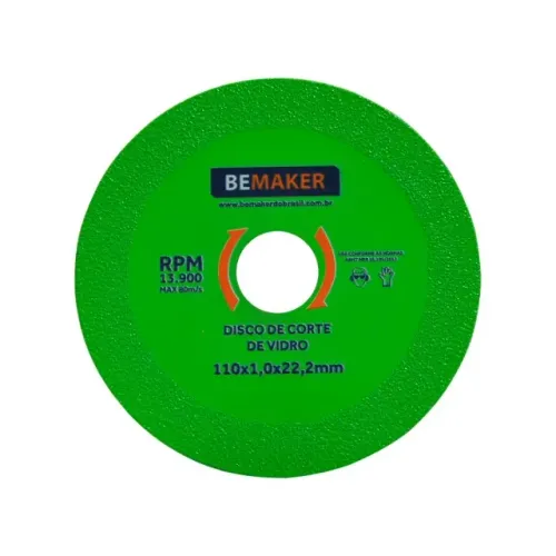 Disco De Corte De Vidro BeMaker