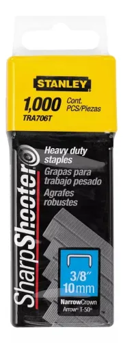 GRAMPO STANLEY P/GRAMPEADOR MANUAL TRABALHO PESADO 3/8POL C/1.000PCS