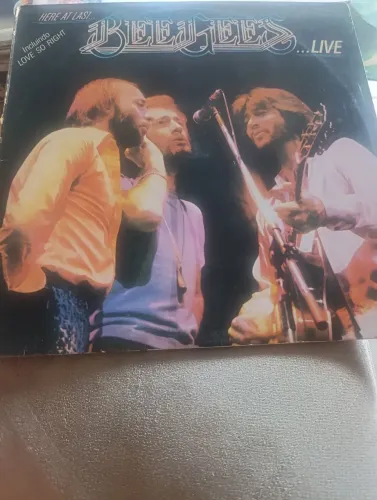 Disco Vinil Bee Gees Live.