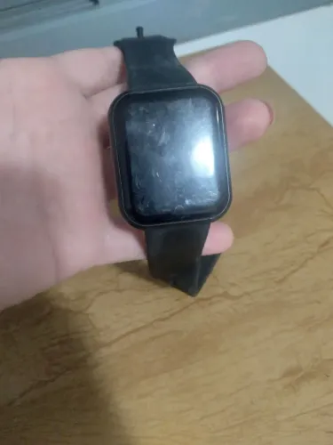 Relógio smart preto, não funciona, reutilização das peças