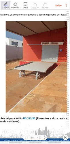 Plataforma de Aço niveladora de Doca elétrica 