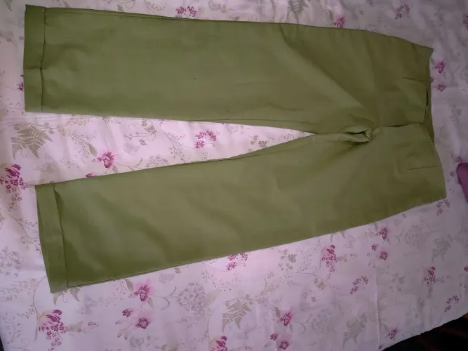 Calça social verde