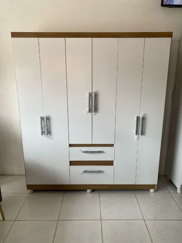 Guarda-Roupa 6 Portas Branco